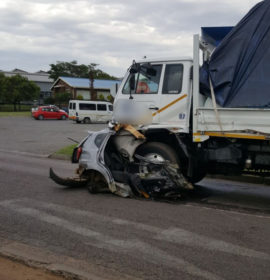 Man miraculously survives collision with truck in Vereeniging