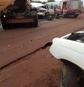 Serious crash on the R36