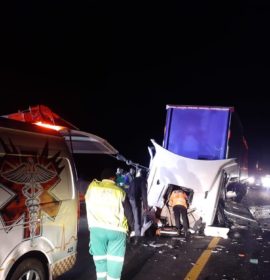 Truck collision leaves two injured on the N3