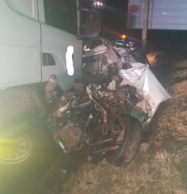 Truck head-on collision leaves one dead on the R71