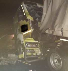 Collision involving two trucks on the N5