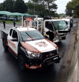 One injured in a truck collision in Wynberg