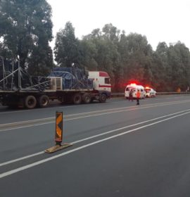 Truck collision on the N3 South bound between Harrismith and van Rheenen
