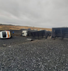 Truck and minibus collide leaving one dead, another injured in Kinross