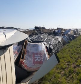 One injured in a truck collision on the N3 near Harrismith