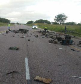 Truck loses load on the N1 in Limpopo