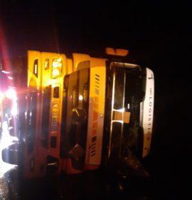 Truck rollover on the N3 near Harrismith