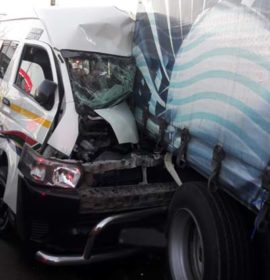 Multiple people injured in taxi and truck collision on the N14 in Krugersdorp