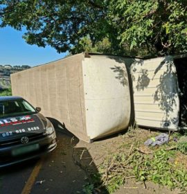 Truck crash on the M7 Pinetown bound after Hans Dettman Highway in Pinetown.