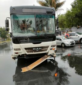 One injured in a three-vehicle collision in Sandton