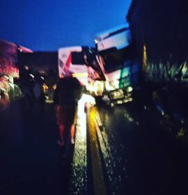 Multi-vehicle collision on the N3 near van Reenen.