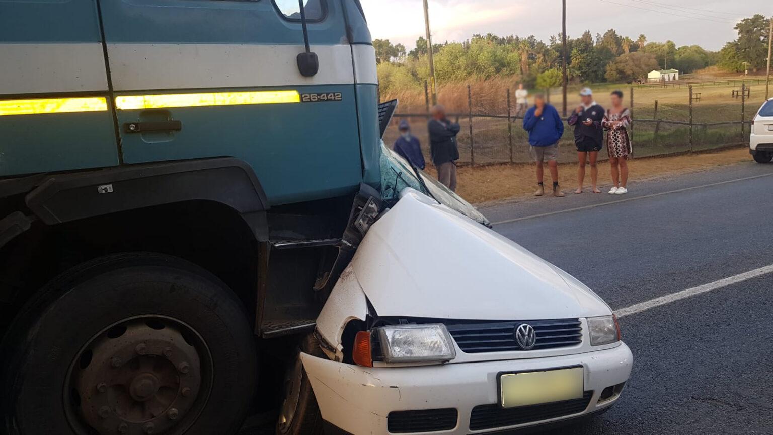 Truck and car collide, leaving three dead, one critical in Paarl ...
