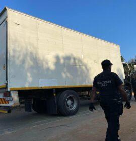 Hijack victims and hijacked truck located in La Mercy