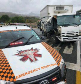 Emer-G-Med responded to a two-vehicle and truck collision in Neslpruit