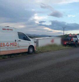 Truck rolled down an embankment in the Northern Cape