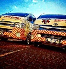 Two trucks in a head-on collision on Main Street in the Centurion area.