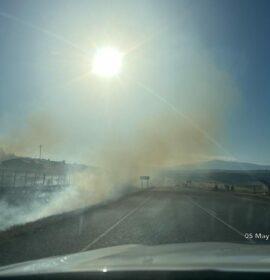 Drivers cautioned of a veld fire along the R63 between Middeldrift & Dimbaza
