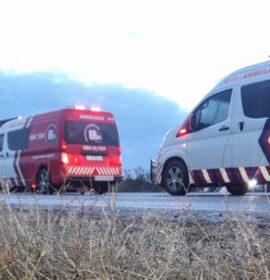 One killed when truck and car collided on the N12 in Fochville