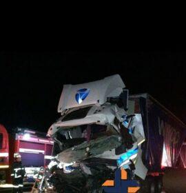Truck crash on the N1 south close to the Ferreira offramp in Bloemfontein