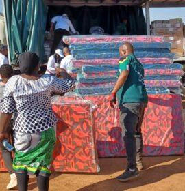 A devastating fire in Pretoria left 300 individuals homeless as 186 shacks were destroyed