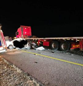 Four killed in a collision on the N1 Between Mall of the North and Tzaneen