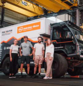 Gebrüder Weiss sends a solar-powered truck to the world’s highest volcano