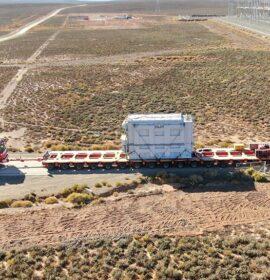 Wind turbine transformer to be transported on roads in the Eastern Cape