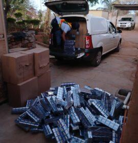 Police seize over R300 000 worth of illicit cigarettes in Alldays and launch manhunt for suspects