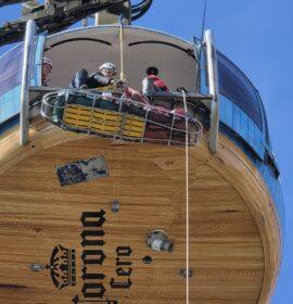 Nearly 2 kilometres of rope used in a large-scale technical rescue simulation on Table Mountain