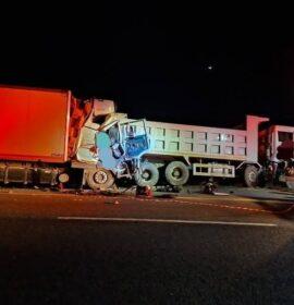 Fatal rear-end crash between Virginia and Theunissen on the R730