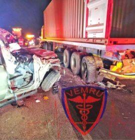 Collision involving a truck on the N1 southbound before the R21 interchange