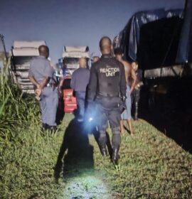 A trucker was shot during an Armed Robbery in Mt. Edgecombe in Kwazulu-Natal