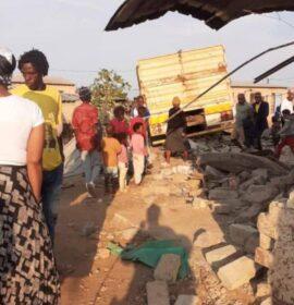 Truck crashes into a house in Coligny Extension 5, near the N14