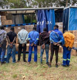 Seven foreign nationals arrested and R1.4m in stock and a trailer recovered in Benoni