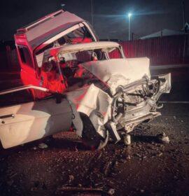Truck and car collide on Voortrekker Road, Salt River