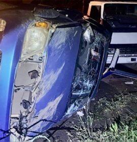 Bakkie Towing Truck Overturns: Canelands – KZN