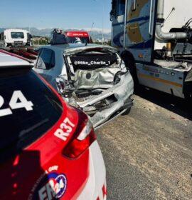 Two injured in a collision on the N1, Jip De Jager, Bellville