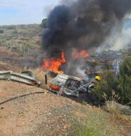 Narrow escape for three men after 2 truck rollover crashes near Oudtshoorn