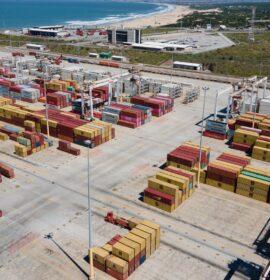 Ngqura Container Terminal is a deep-water container hub designed to support large-scale container operations and high-volume exports