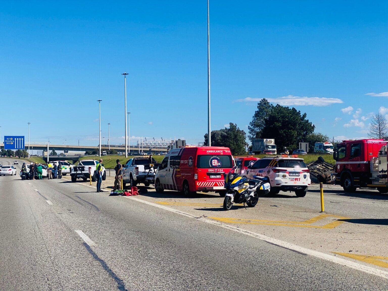 Two people tragically killed in a collision at the split of the R21 and ...