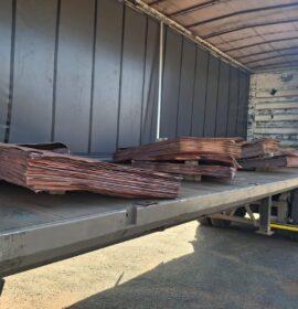 Copper worth an estimated R7 million recovered following the hijacking of four trucks on the R21 near Olifantsfontein