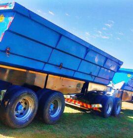 Two stolen side tipper trailers recovered in the Springs area