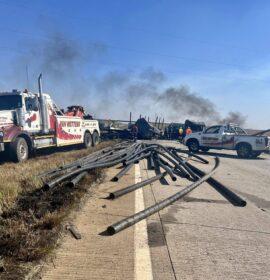 Major recovery at a horrific multi-vehicle accident scene on the N12 Highway