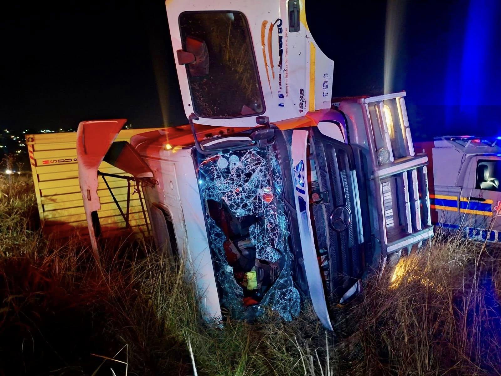 Truck Driver Freed Through Windscreen After Rollover: Ottawa - KZN ...