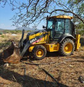 Stolen TLB recovered at a farm in the Botlokwa policing area