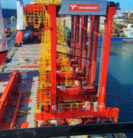 Cape Town Container Terminal (CTCT) celebrated the arrival of four new hybrid straddle carriers