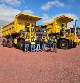 Barloworld announce the successful handover of 2 x Cat 707 WBT trucks