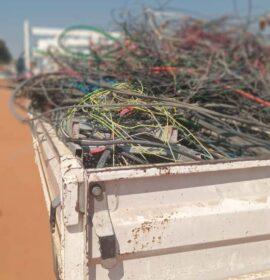 An operation at Ehlanzeni Hostel and surrounding areas to address illegal electricity connections