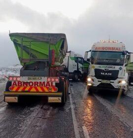 Two trucks from the same company have collided on the N10 at Wintershoek