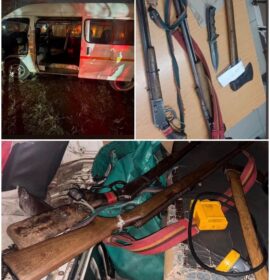 Four suspects arrested for the unlawful possession of firearms and ammunition, Elukwatini